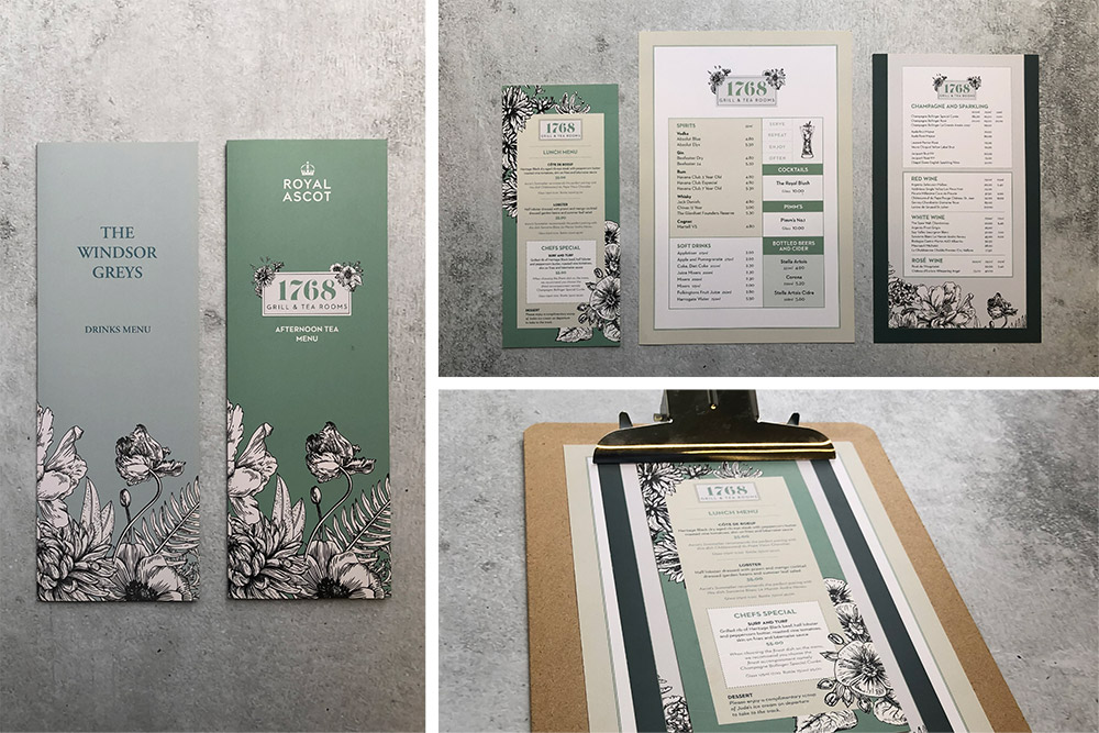 Brochure and Menu Design and Print